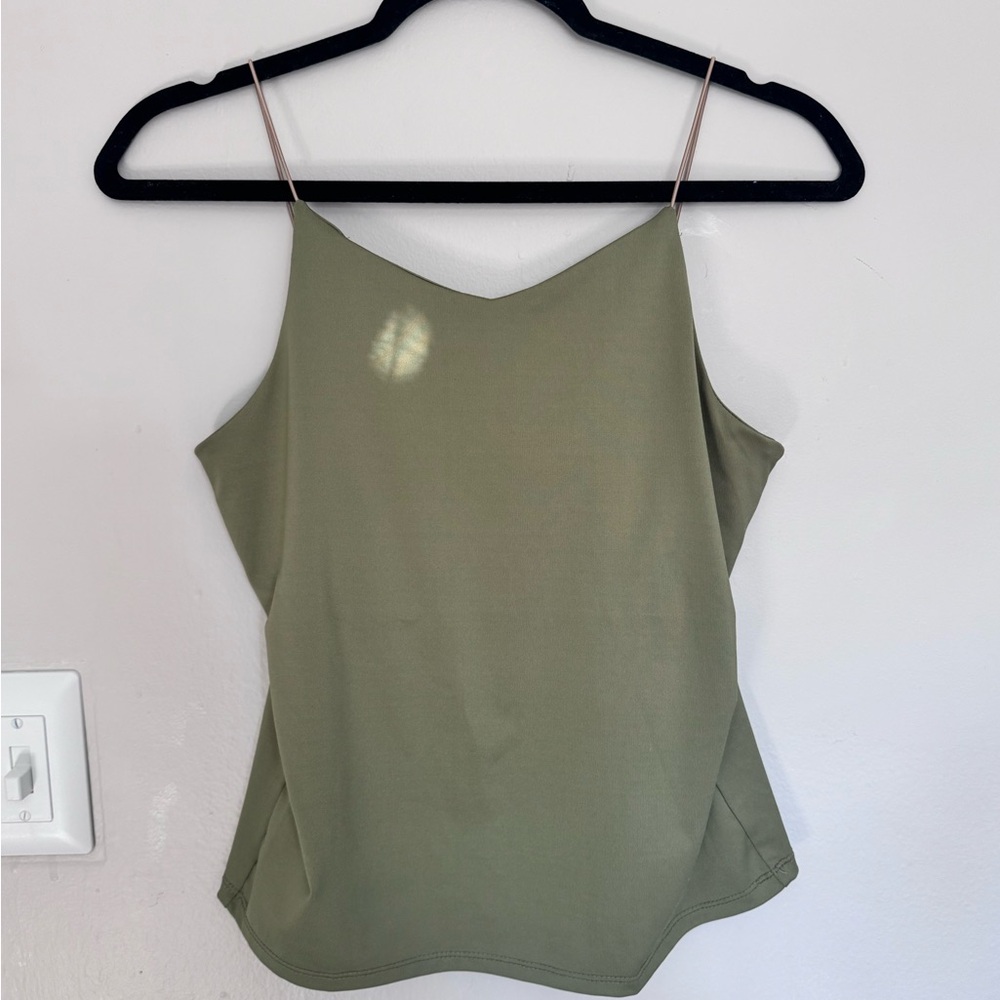 Sage Green Camisole Top with built in bra